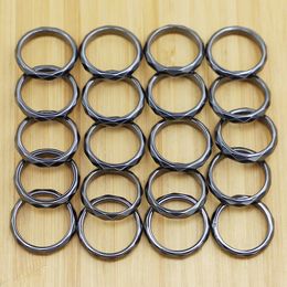 Fashion 4mm Hematite Black Cutting Ring Jewellery Width Cambered Surface Aneis Christmas Present Bijoux Femme Wholesale