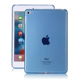 tablet covers wholesale UK - silicone protective cover tpu shell anti falling transparent shell Smart For ipad tablet Cover for ipad mini 1 2 3 4 5314A