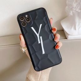 Fashion Designer Phone Cases Soft Plastic Phones Cases For IPhone 11 12 13 Pro Xs Xsmax 7 8p X XS Classic Letter Y Phones Cover High Quality