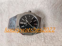 ZR Factory Mens Watch 39mm Black Dial Ref.15400 Automatic Mechanical Movement Stainless Steel Designer Wristwatch Original Box