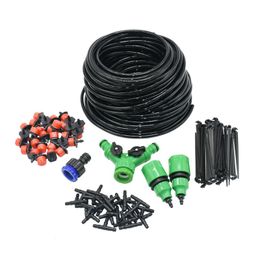 Watering Equipments 50M-5M DIY Drip Irrigation System Automatic Garden Hose Micro Kits With Adjustable DrippersWatering