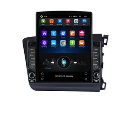 9 Inch Quad-core Android Radio Car Video GPS Navigation for 2012 HONDA CIVIC Right Hand Driving Bluetooth HD Touchscreen Mirror link