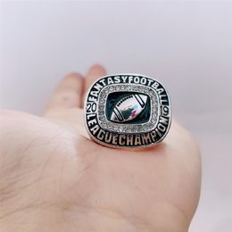 fantasy rings UK - 2018 2019 Fantasy League Football Championship Ring Men Fan Souvenir Gift Whole253S
