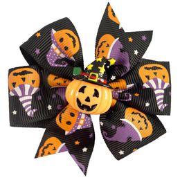 Hair Accessory Barrettes Halloween Pumpkin Ghost Accessories kids Jewelry Clippers