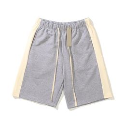 Mens Womens Unisex Shorts Cotton Sports Panties Fashion Plain Short Designer Street Style Tide Knee Length Drawstring Pants Sweatshort