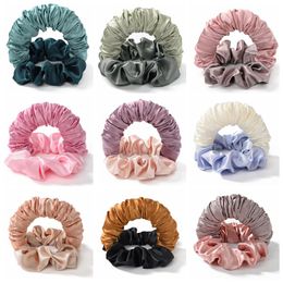 Silk material Heatless Curl Lazy Hair Curling Rod Headband Scrunchies