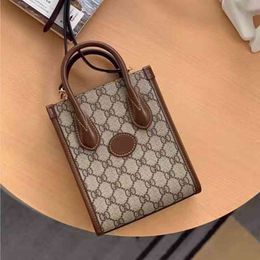 Design luxury fashion bags accessories spring Yanlin same Mini Tote Leather zither