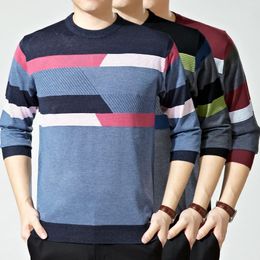 ONeck Sweater Men Casual Dress Brand Clothing Mens Sweaters Cashmere Wool Pullover Men Long Sleeve Shirt Pull Homme 220822