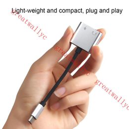 3 5 adapter NZ - Type C Adapter Aux Audio Adapter USB Type C to 3 5mm Earphone Jack Adapter For Huawei P20 S8 without 3 5 jack224K