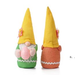 Easter Faceless Dolls Lovely Dwarf Doll Party Supplies Desktop Doll Hugging Egg Gift Home Decorations Ornaments