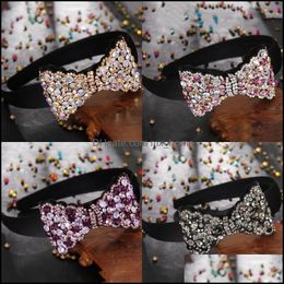 All-Match Vintage Big Bow Head Wear Luxury Headband For Women Rhin Mxhome Dh47A