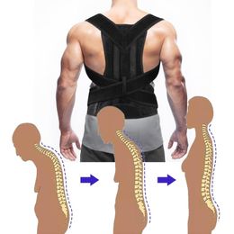 Men's Body Shapers Men's Corset Posture Corrector Shoulder Support Belt Back Brace Shaper Vest Correct Girdles ReliefMen's