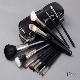 NEW good quality -Selling Makeup Brush 12 pcs Set Pouch Professional Brush278r