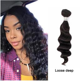 6-Lace Closure Virgin Brazilian Human Hair Free Middle Three Part Closure Straight Body Loose Deep Wave Curly Natural Color 8-18 inch
