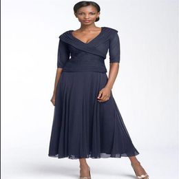 Buy Mother Bride Dresses Half Sleeves 