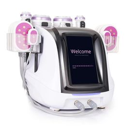 RF Beauty Machine 6 in 1 30K Lipo Cavitation Slimming Face EMS Electroporation Vacuum Suction