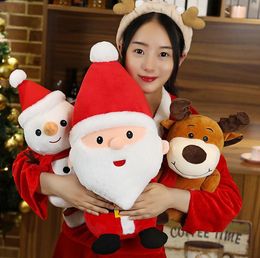 Christmas party Plush Toy Cute little deer doll Valentine Day Christmas Decorations angel dolls sleeping pillow Soft Stuffed Animals Soothing Gift For Children SN