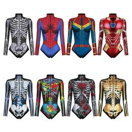 Women's Jumpsuits Rompers Catsuit Sexy Cosplay Costumes Halloween Women Bodysuit