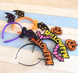 UPS Halloween multi cute headband hair band party favor pumpkin bat Hat Adult Children Halloween dress up supplies