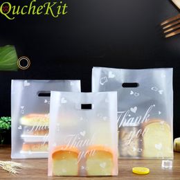 jewellery gift pouches wholesale Australia - 50pcs Plastic Bags Thank You Cookie Candy Bread Packaging For Gift Jewellery Pouches Wedding Favor Decor 220822