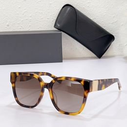 Gold Havana Square Sunglasses Brown Shaded Women Summer Glasses Gafas de Sol men Fashion Sun Shades UV400 protection with box