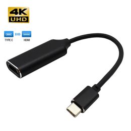 USB C - HDMI uyumlu Kablo Type-C HD-MI HD TV Adaptörü USB 3.1 PC Dizüstü MacBook Huawei Mate 30 için 4K Dönüştürücü