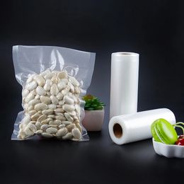 Kitchen Vacuum Sealer Bag Transparent Food Packaging Pouch Fresh-keeping Food Storage Bags