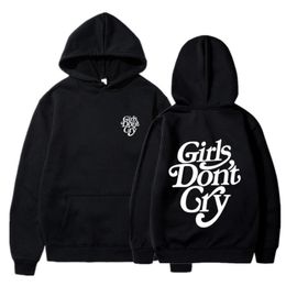 girls fleece hoodie NZ - Men's Hoodies & Sweatshirts Autumn Winter Hip Hop Girls Don't Cry Men Women Fleece Oversized Hoody Teen Couple Clothing CoatMen's