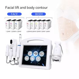 6 IN 1 Portable HIFU Multi-Functional Beauty Equipment Face Lift Body Slimming Other Beauty Equipment Wrinkle Removal device Skin Tightening Machine For Face Body
