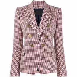 banquet Wedding Cocktail Party Womens Suits & Blazers Tide Brand High-Quality Retro designer Presbyopic Series Suit Jacket Lion Double-Breasted