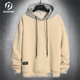 Men's Hoodies Sweatshirts Hoodies Sweatshirt Men Hip Hop Pullover Hooded Streetwear Casual Fashion Clothes Mens Korean Harajuku Loose Large Size 4XL 220826