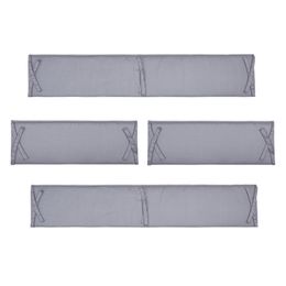 Bed Rails 4pcs/set For Boys Girls Baby Crib Bumper Guard Pad Nursery Home Bedroom Anti-collision Bed Liner Protector Removable Washable 220826