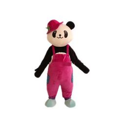 Factory Outlets panda Mascot Costumes Cartoon Character Adult Sz