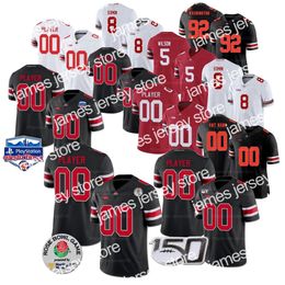 Football Jerseys Custom Ohio State Justin Fields Football Jersey Elliott JK Dobbins Chase Young Stroud Fleming Sawyer Ewers George Williams Bosa 150TH Patch