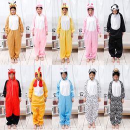 Halloween Costume Women Men Anime Cosplay Unicorn Rabbit Wolf Lion Stitch Animal Onesies Kids Jumpsuit Costumes Hooded