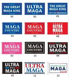 MAKE American Great Again Flags 2024 US Trump Election Flags ULTRA MAGA Campaign Digital Printed Polyester Banner 826