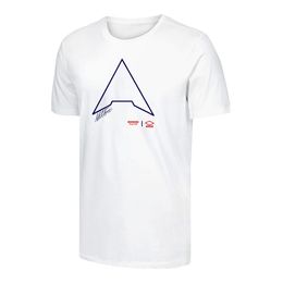 F1 shirt t-shirt racing suit team uniform 2022 formula one team uniform overalls round neck t-shirt