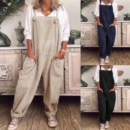 Women's Plus Size Jumpsuits Women Loose Jumpsuits Women Plus Size Overalls Casual Loose Dungarees Romper Baggy Playsuit Jumpsuit Sportswear Club Outfits L220826