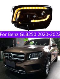 Auto Head Light for Benz GLB250 20 20-2022 LED Headlight GLB200 GLB220 High Beam Angel Eye Daytime Running Headlights