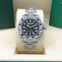 watch 8 style Two Tone diamond 116759 GMT II diamond bezel Sapphire 40mm Automatic Date men Mens Men's Watches Wristwatch