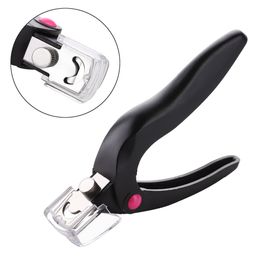 100PCS Black Manicure Nail Clipper Cutter Tools Acrylic Nail Tips UV Gel Stainless Steel Scissor Wholesales F0324X