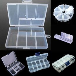 Plastic Jewelry Boxes Tool Box Adjustable Craft Organizer Storage Beads Bracelet Packaging Wholesale