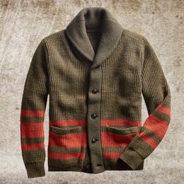 Men's Jackets Men's Knitwear Cardigan Button Sweater Autumn Fashion Casual Pure Colour High Quality Wool Knit Long Sleeve Men's Sweater L220826