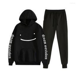 Women's Hoodies CNSTORE Smile Hoodie For Women Two-pieces Dream Sweatsuist Merch Sweatshirt And Sweatpant Suits XXS-4XL