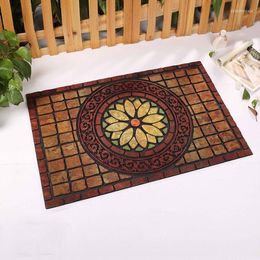 Carpets Top Grade Natural Rubber Welcome Doormat Size 60x90cm Outdoor Mat Kitchen Carpet Bathroom Non-slip Floor Rug Home Decorate Tapis