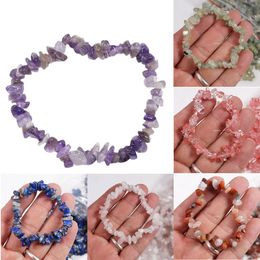 Strands Bracelet Healing Crystal Bracelet Chips Gemstone Bracelets Yoga Meditation Spiritual Gift For Women Wholesale in Bulk