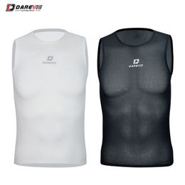 Men's Vests DAREVIE Seamless Cycling Vest Breathable Mesh Cycling Underwear Summer Quick Dry Cycling Base Layer Light Soft Men Women 220827