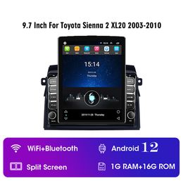 8 inch Android 10 Car dvd Player GPS Navigation Radio for 2004-2010 Toyota Sienna Auto Stereo Unit support Digital TV DVR