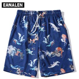 Men's Shorts Japanese anime casual Hawaii beach shorts men's surfing seaside Harajuku retro fashion oversized pants running basketball shorts T220825