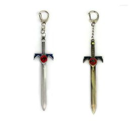 -Colares pendentes Thundercats Cartoon Colar Logo Sweet Key Chain Chain Metal Men's Anime Punk Jewelry Gollar for Men Fan Collect